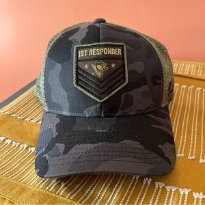 nhl pittsburgh penguins camo 1st responder snapback hat